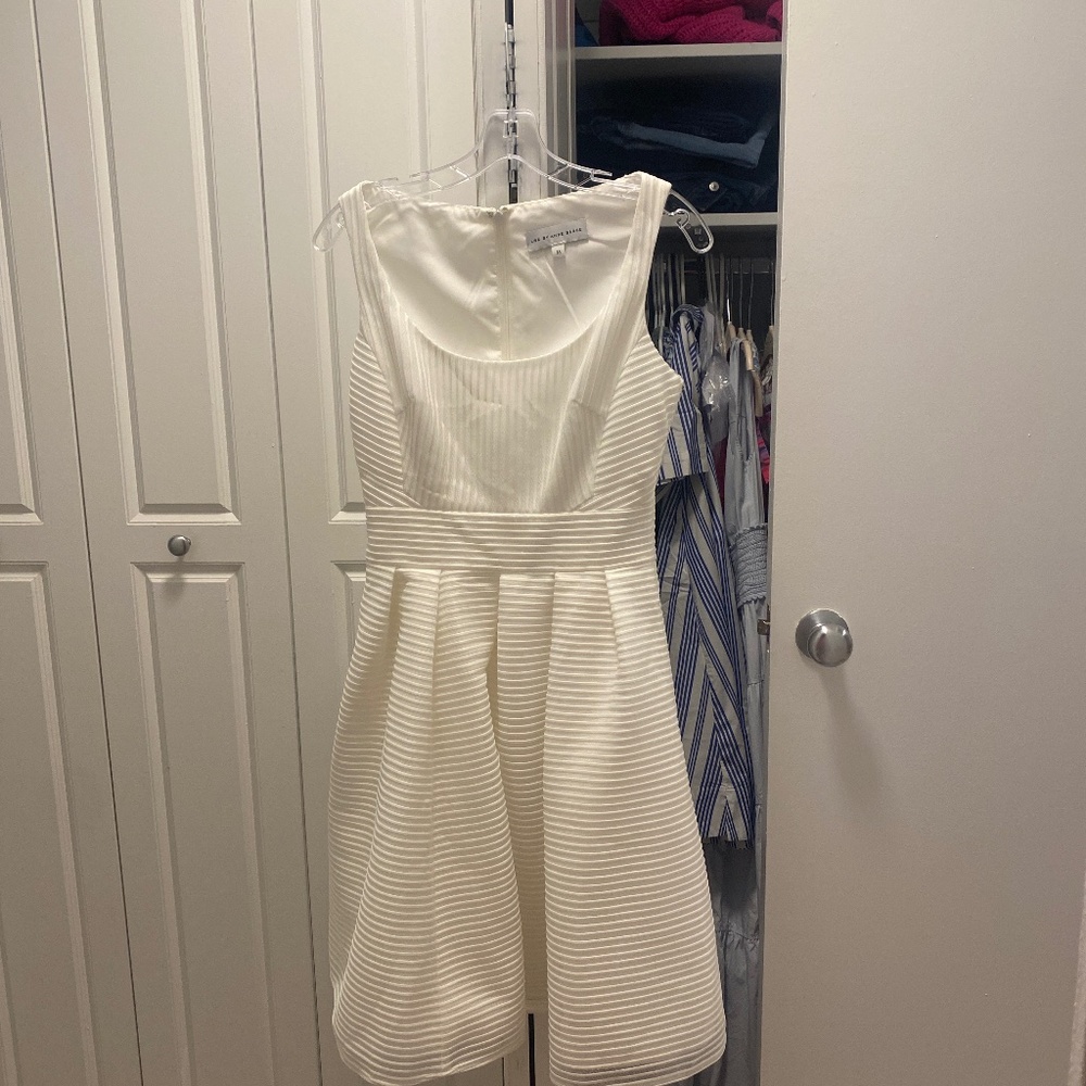 Anne Barge: Head over Heels Little White Dress